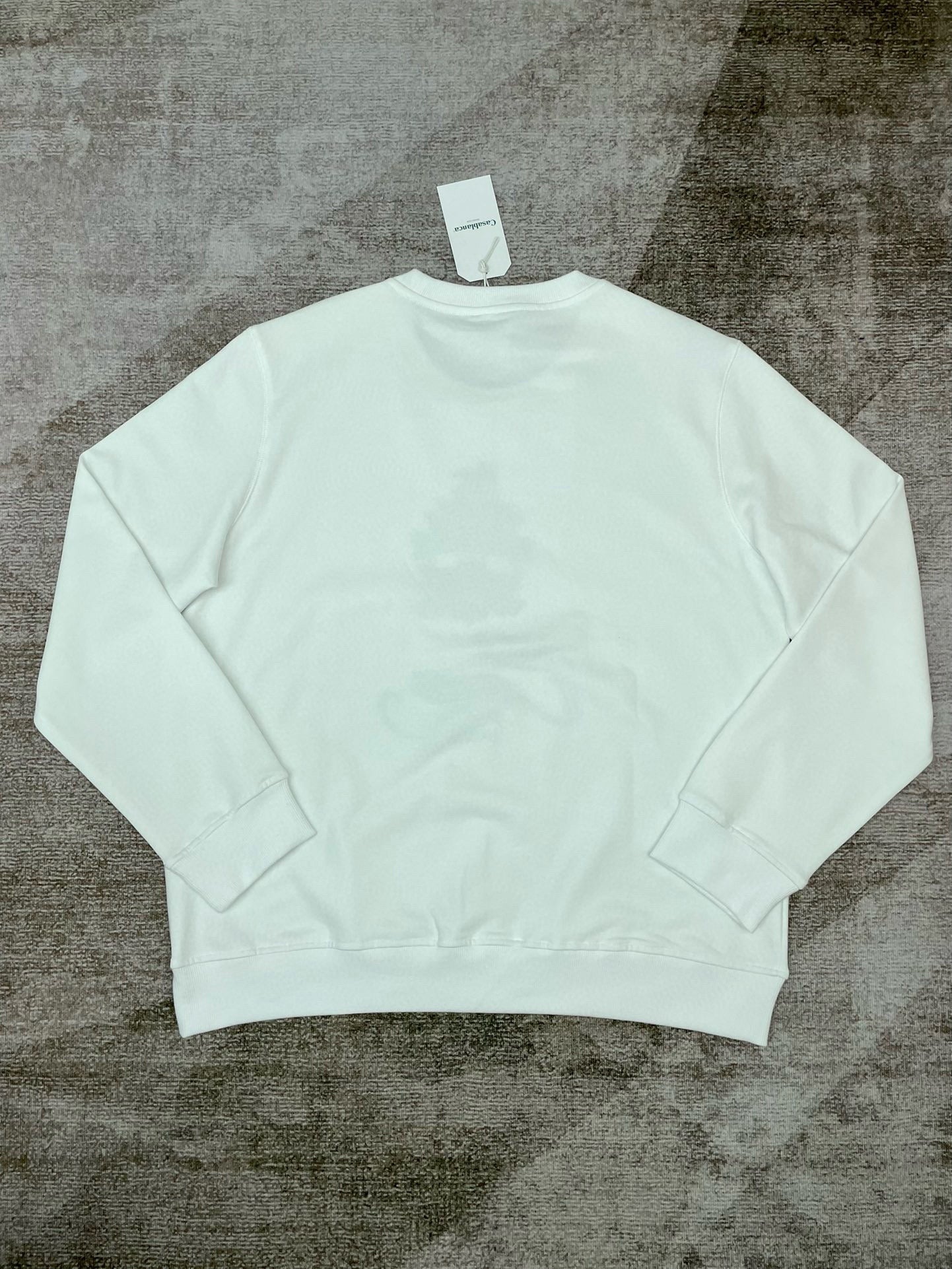 Weißes Sweatshirt