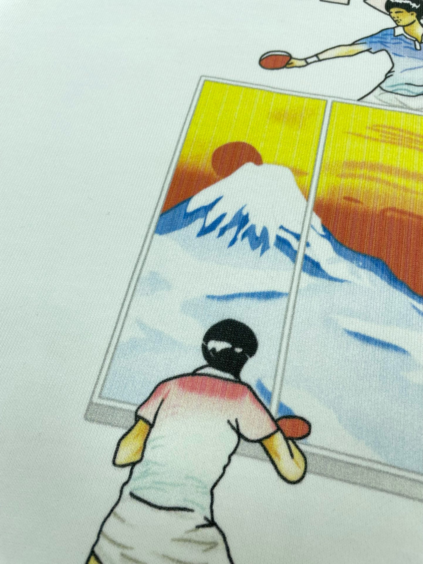 Weißes Sweatshirt