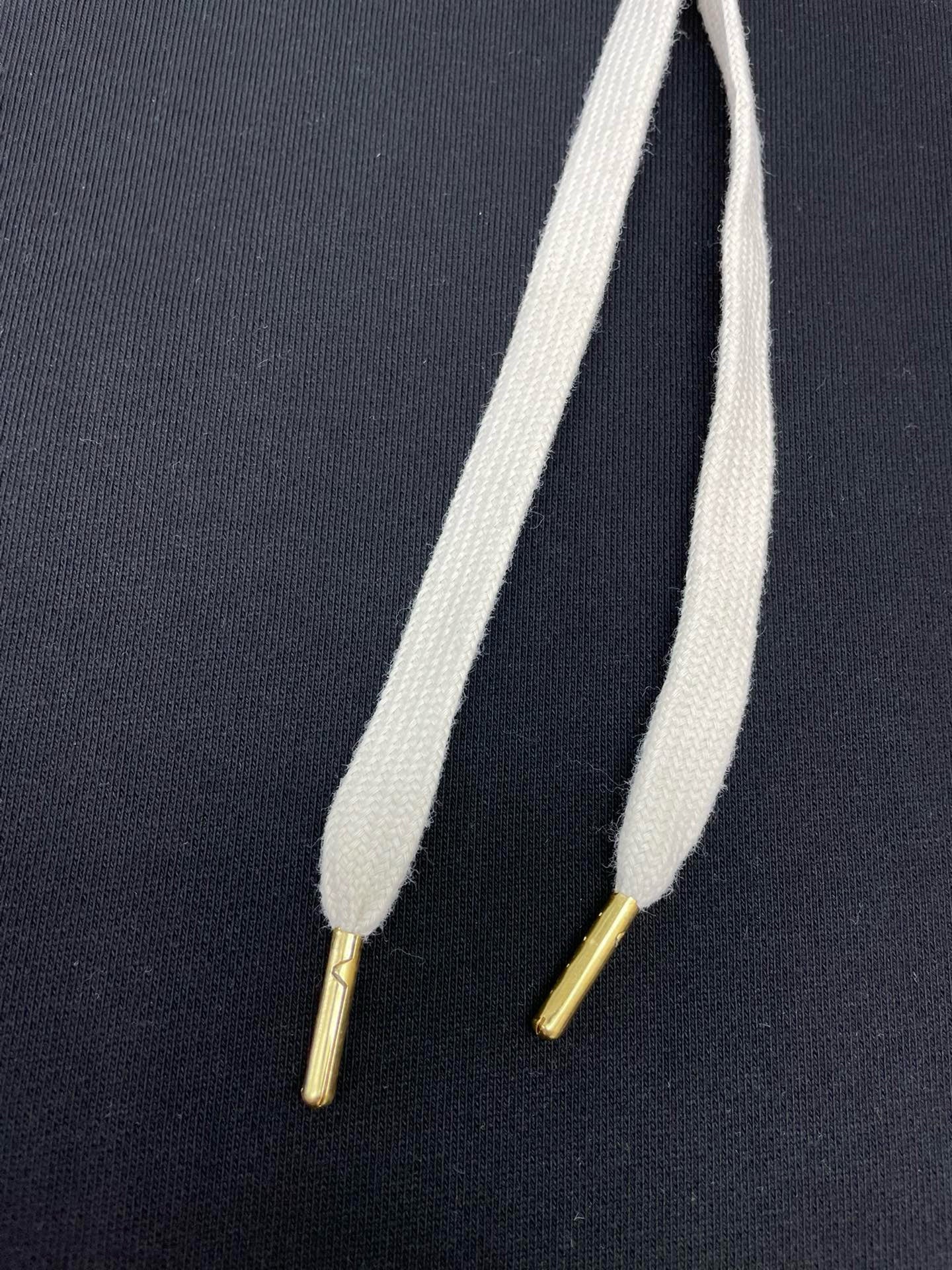 Weiß Schwarz Hoodie - Größe M