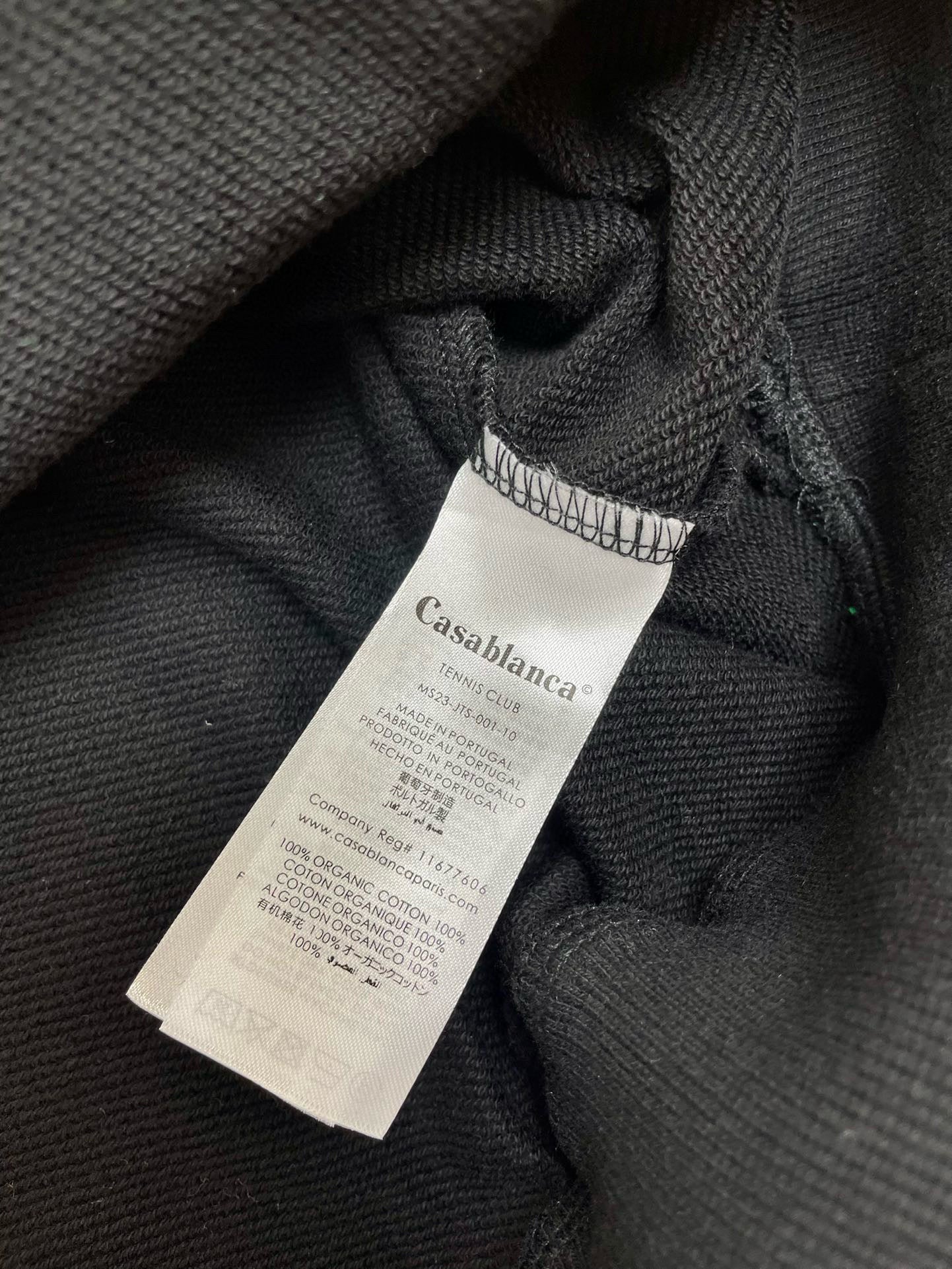 Weiß Schwarz Hoodie - Größe M