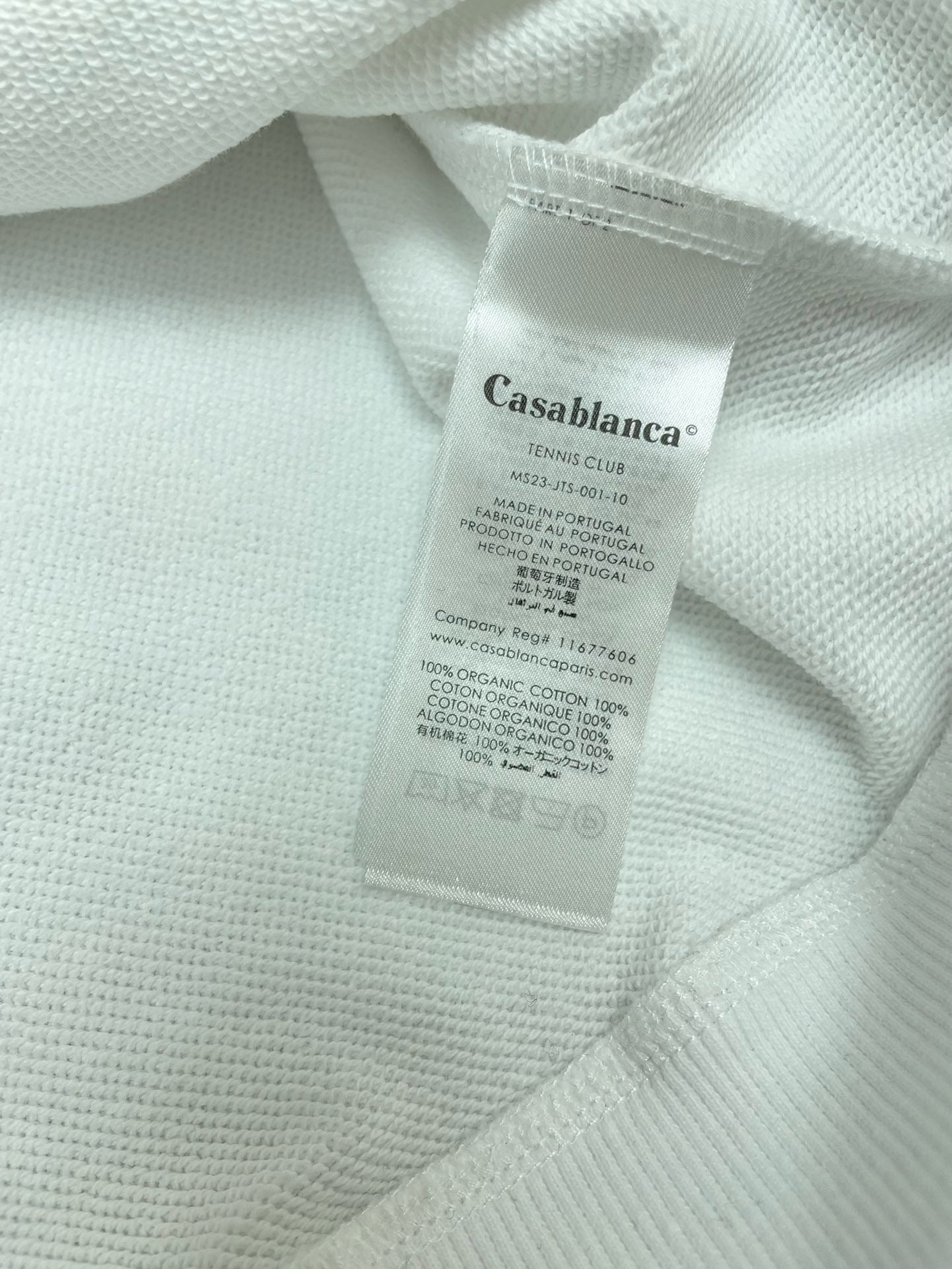 Weiß Schwarz Hoodie - Größe M