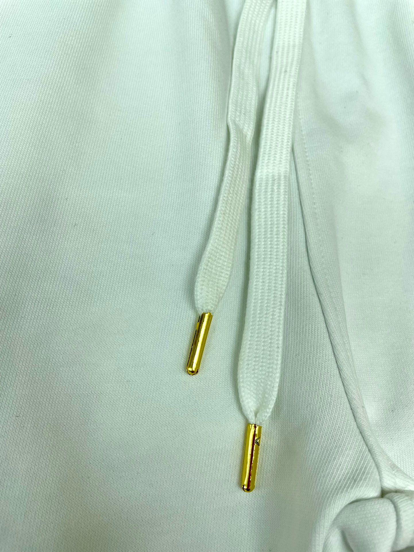 Schwarze und weiße Hose