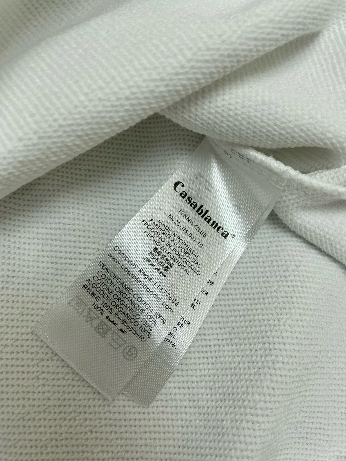 Weißes Sweatshirt