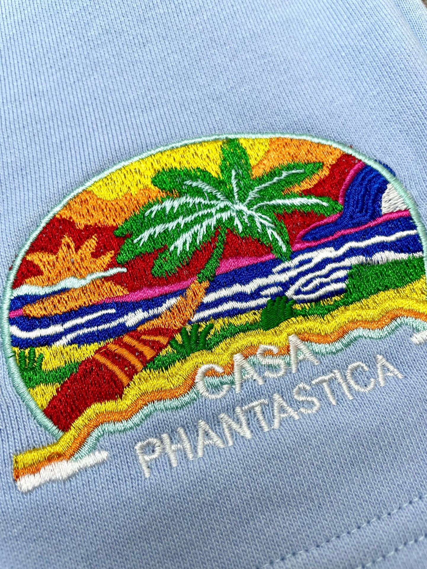 Sky blue and Black Short - FashionHype.xyz