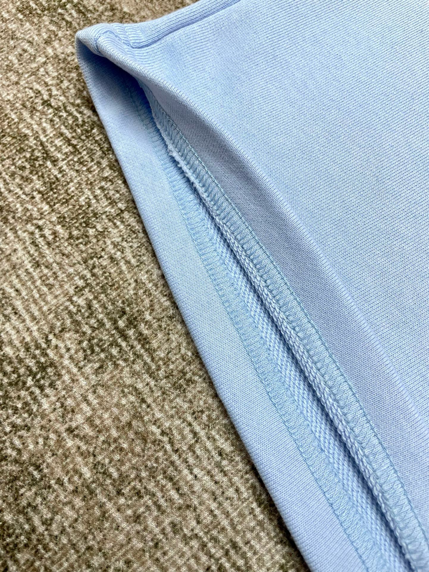 Sky blue and Black Short - FashionHype.xyz