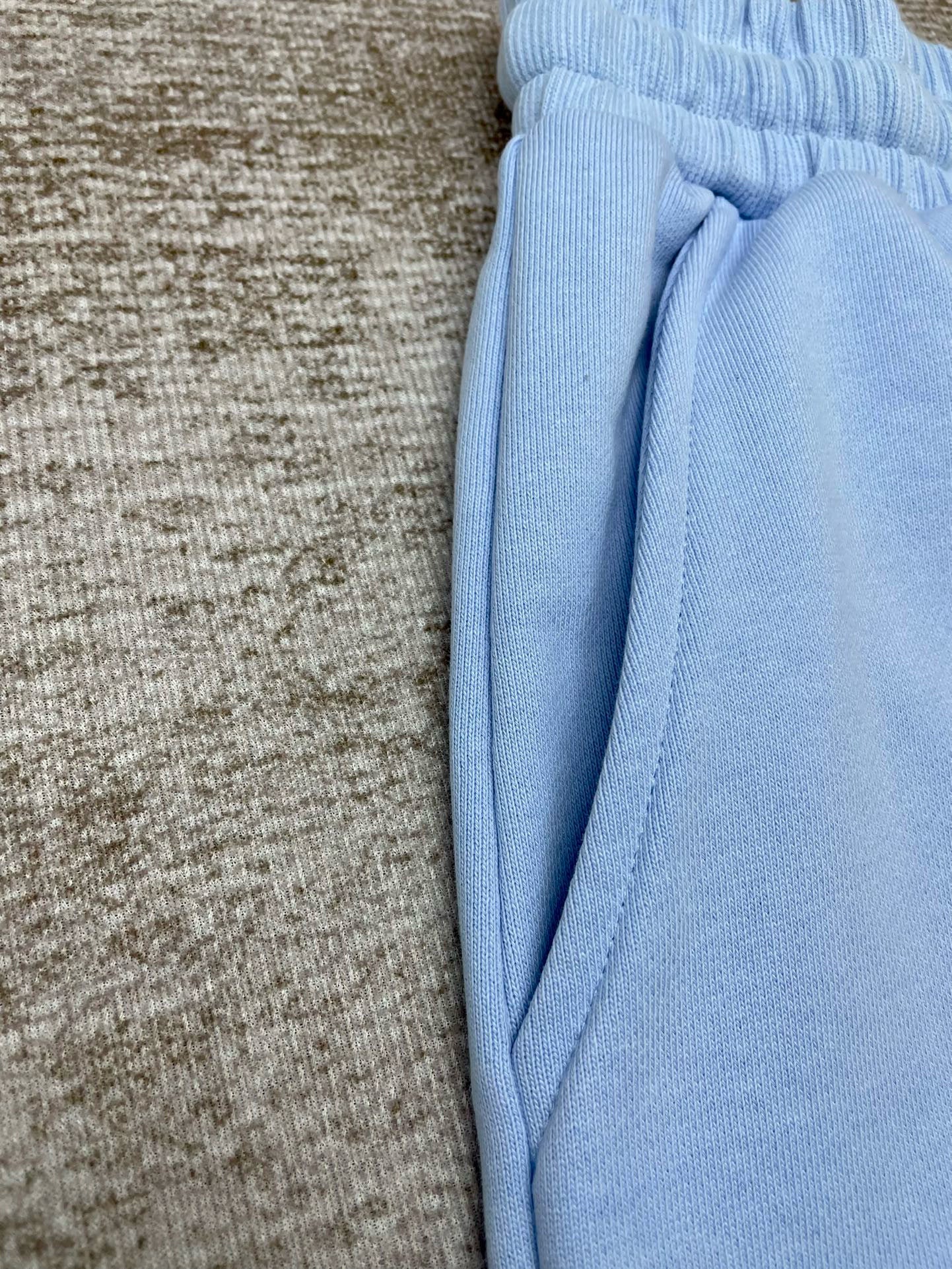 Sky blue and Black Short - FashionHype.xyz