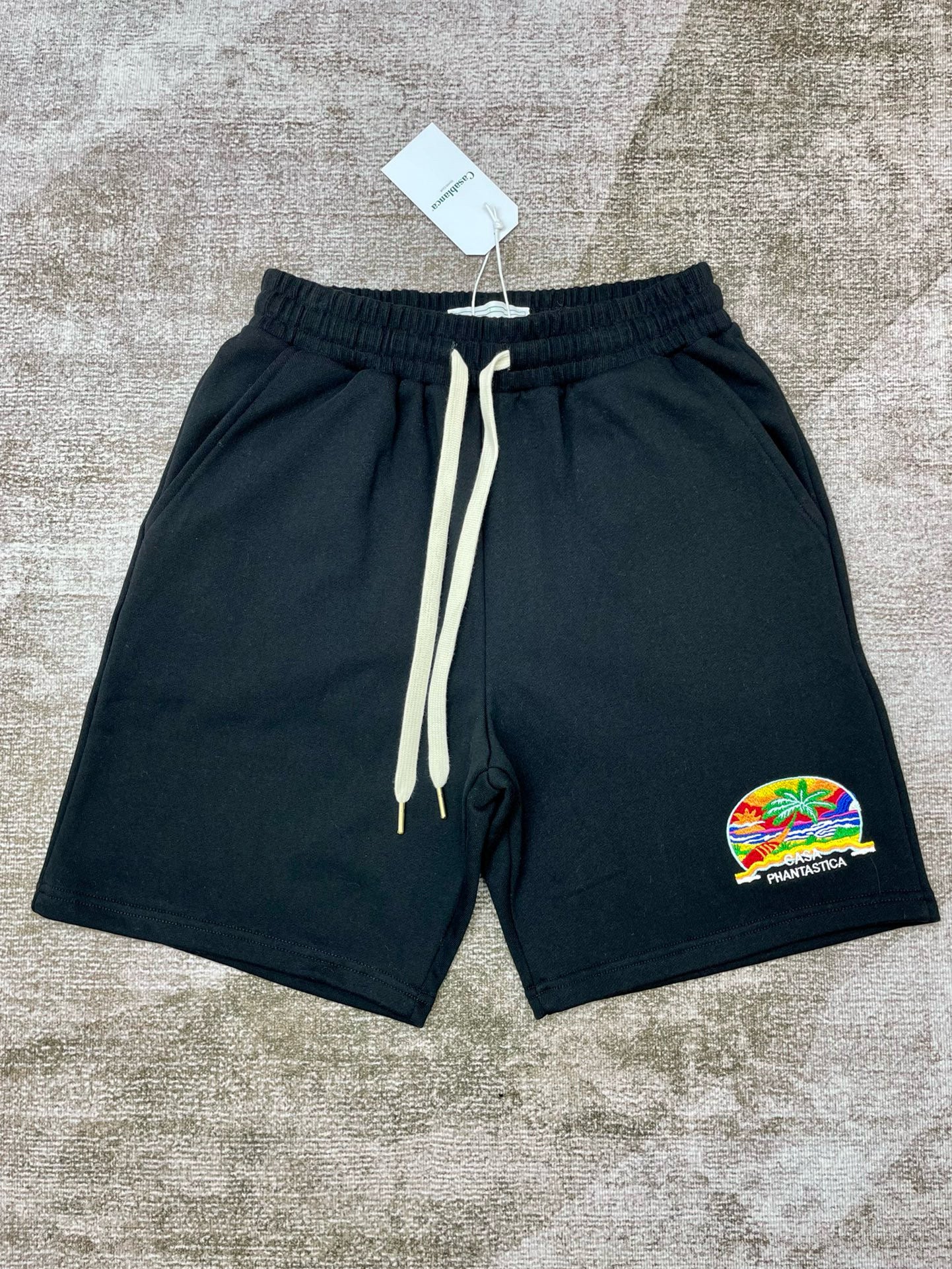 Sky blue and Black Short - FashionHype.xyz