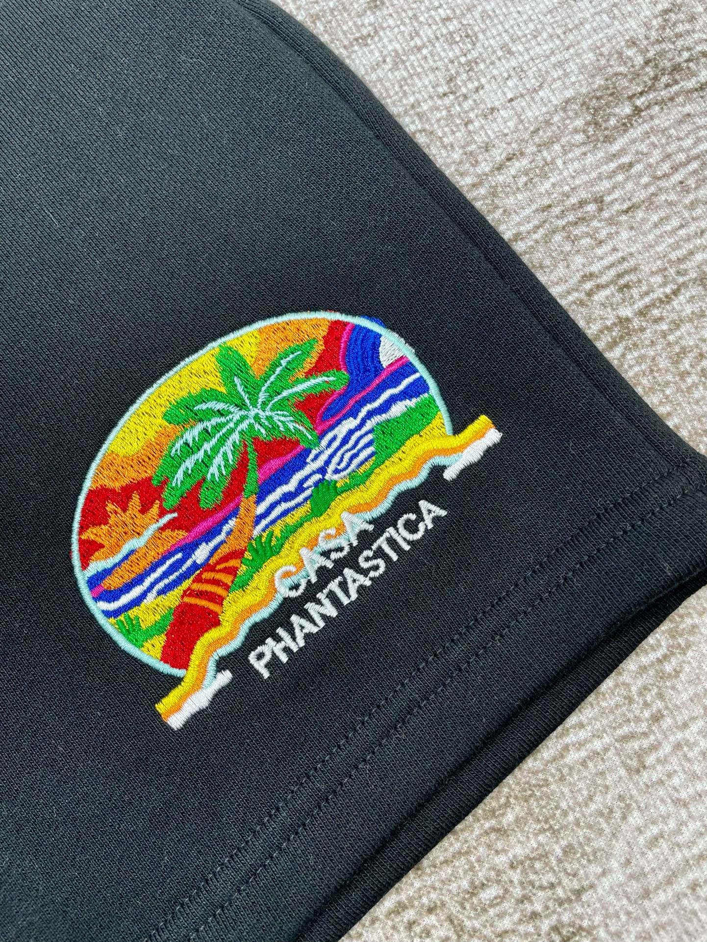 Sky blue and Black Short - FashionHype.xyz