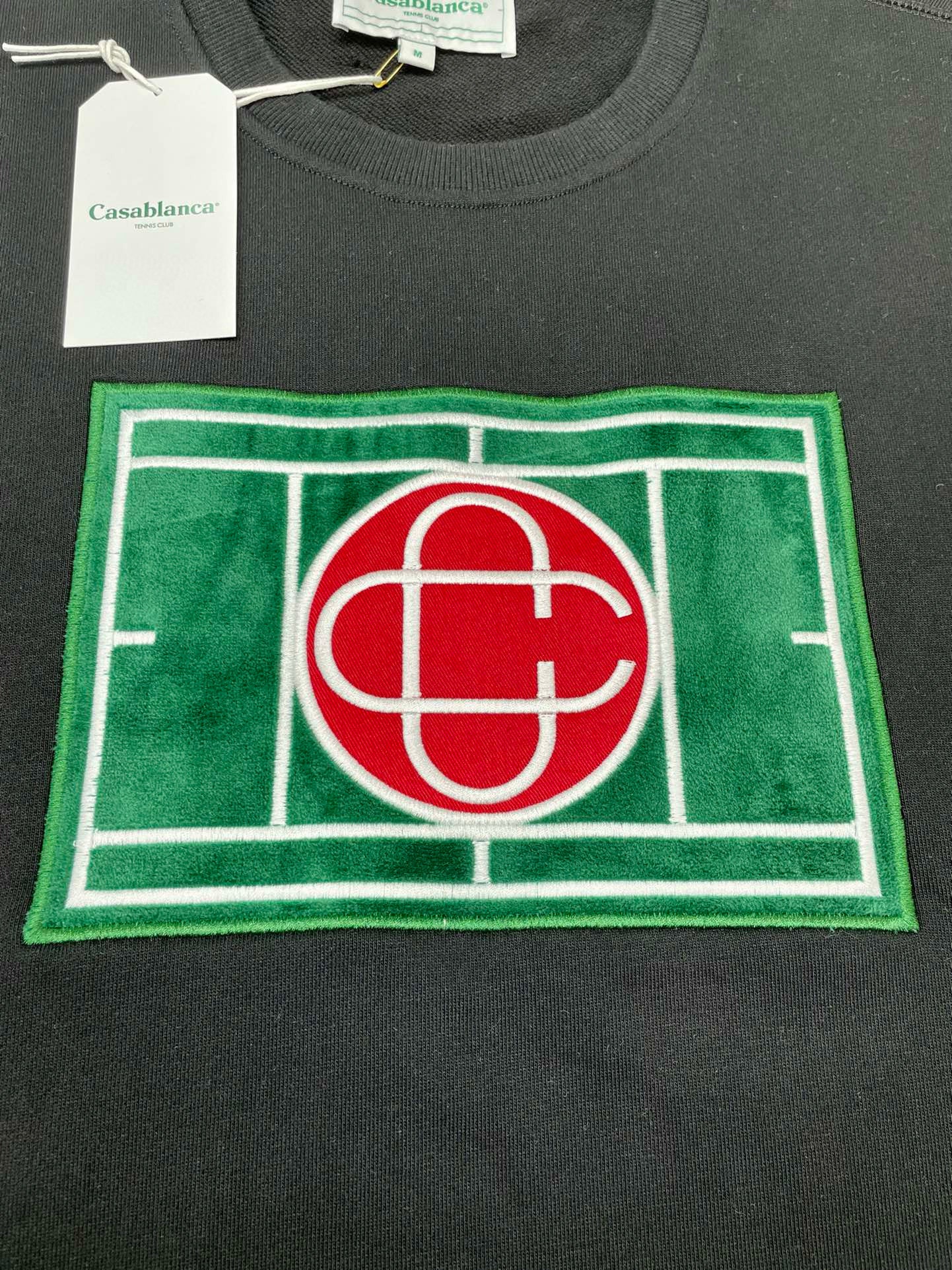 Schwarz-weißes Sweatshirt