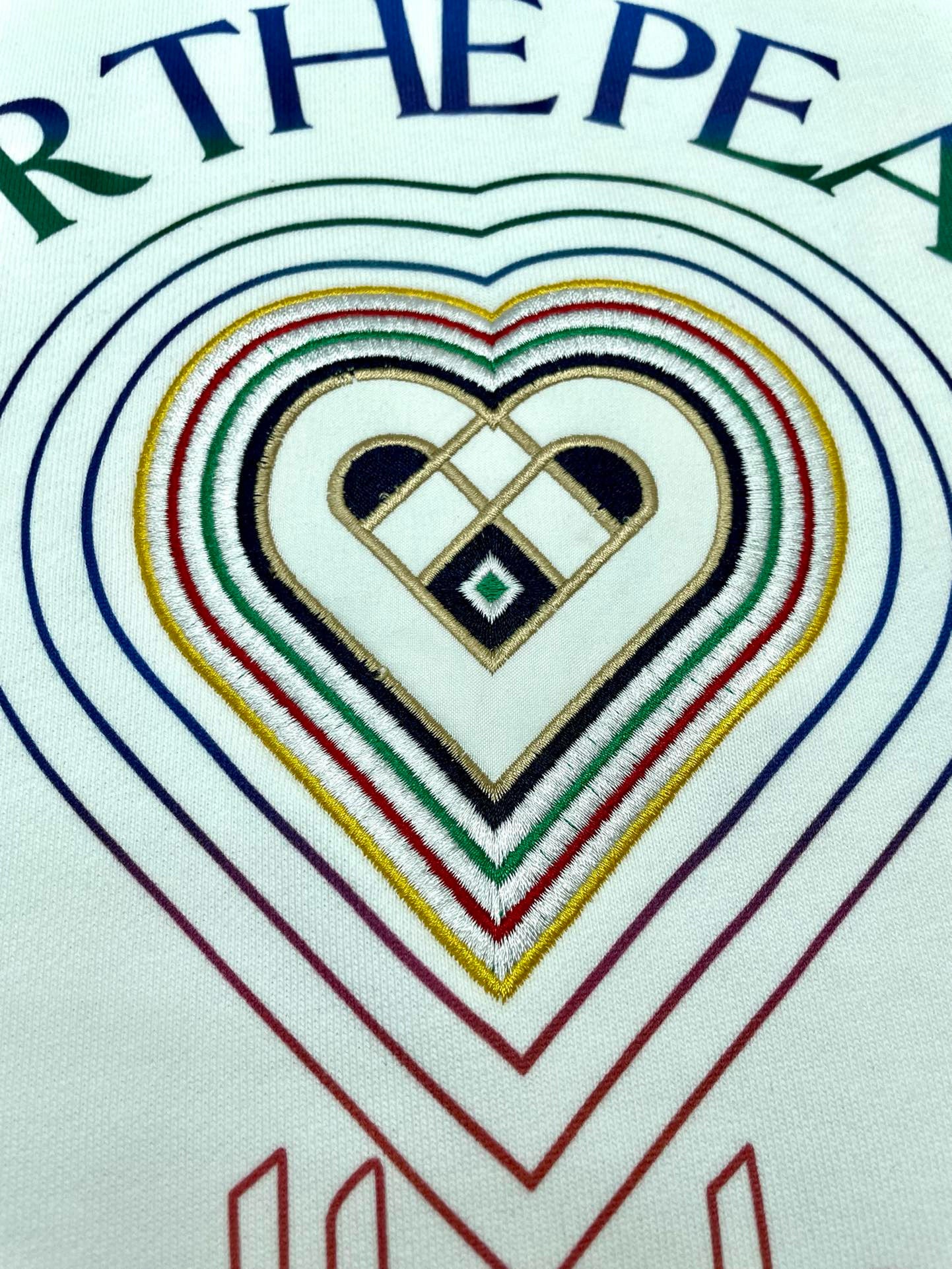 Blau-weißes Sweatshirt