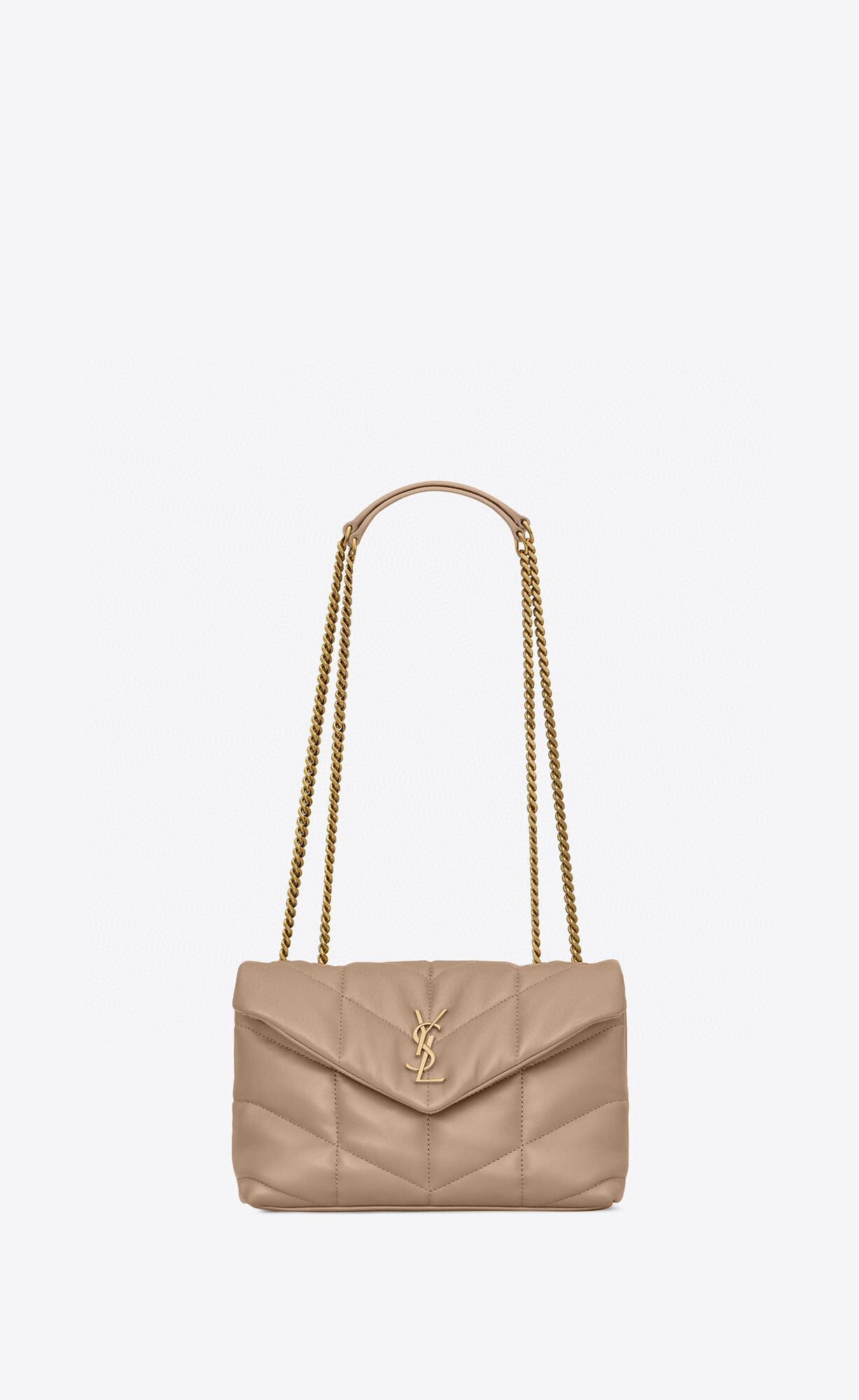 Schwarze und khakifarbene Tasche