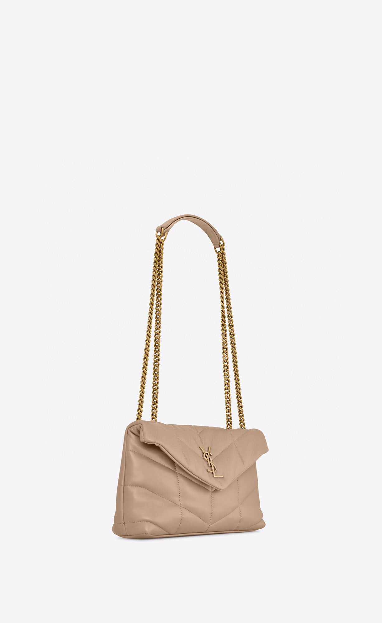 Schwarze und khakifarbene Tasche