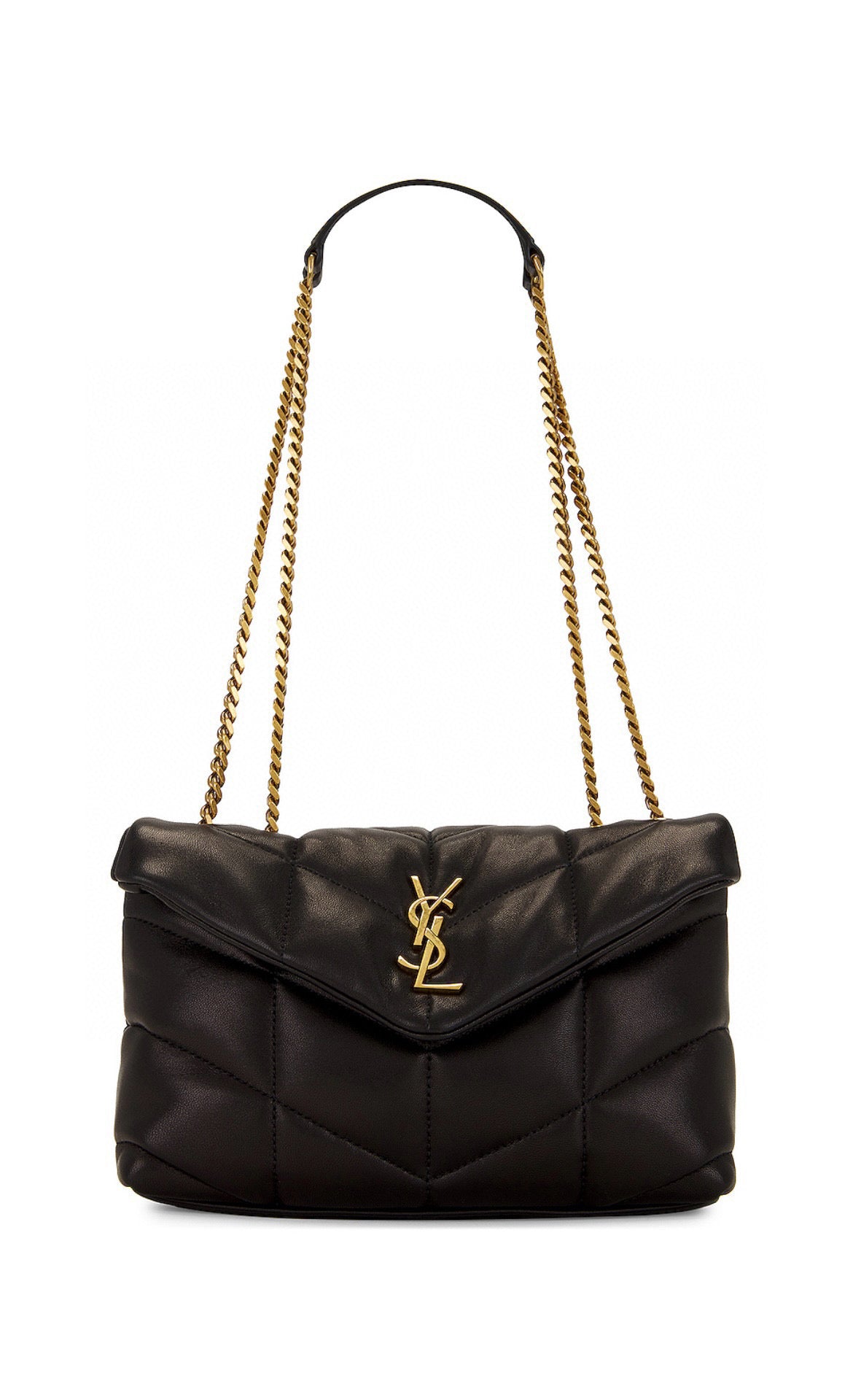 Schwarze und khakifarbene Tasche