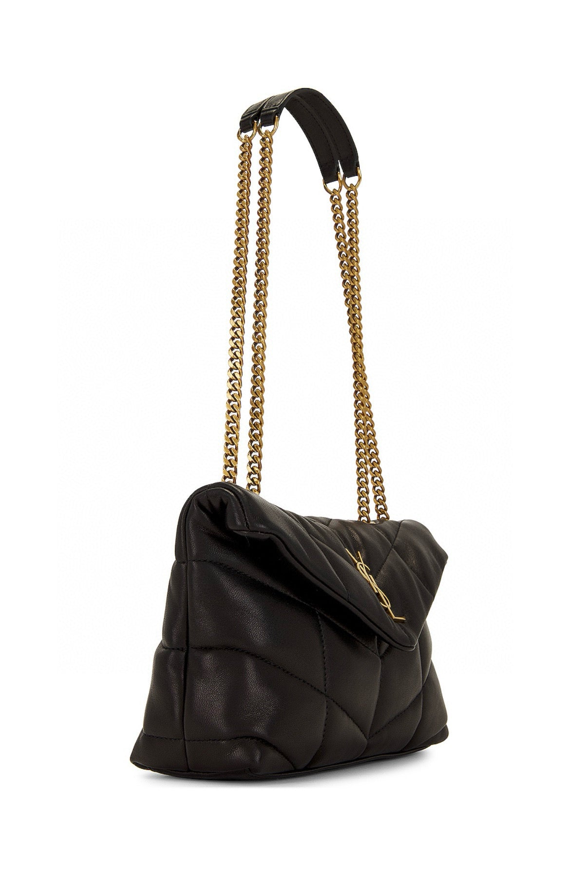 Schwarze und khakifarbene Tasche