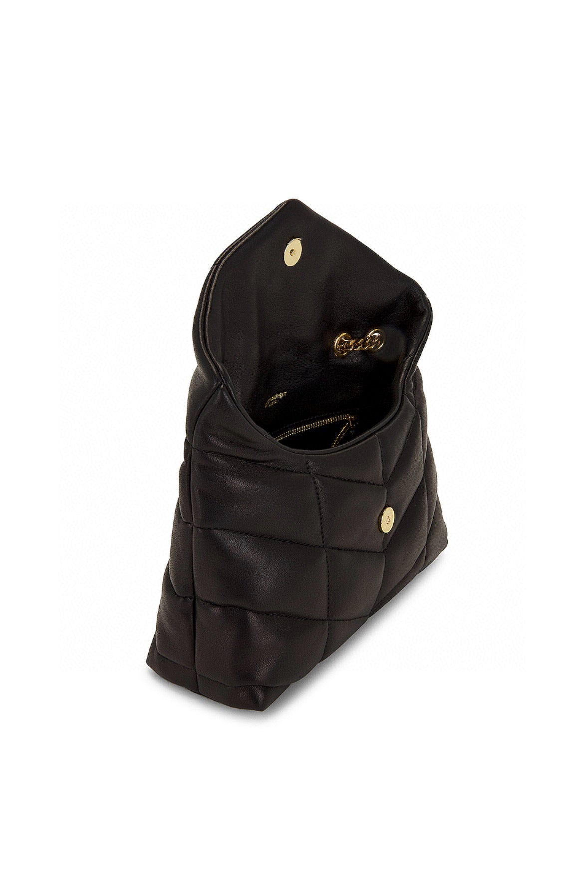 Schwarze und khakifarbene Tasche