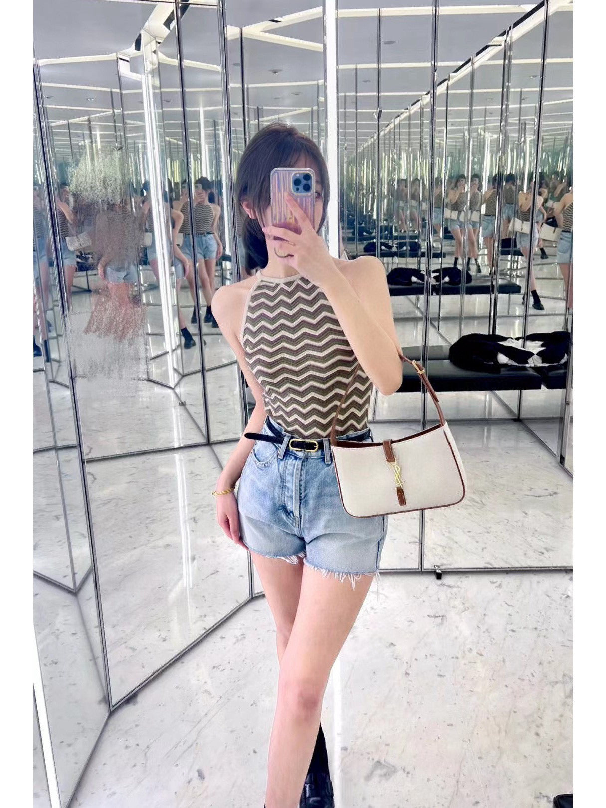 White brown Bag - FashionHype.xyz
