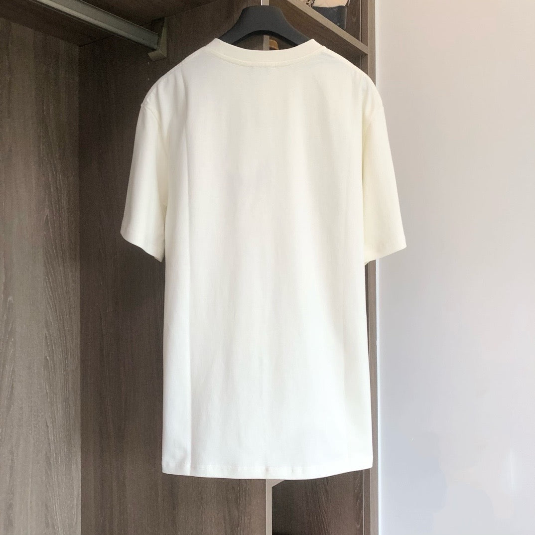 White and Green T-shirt - FashionHype.xyz