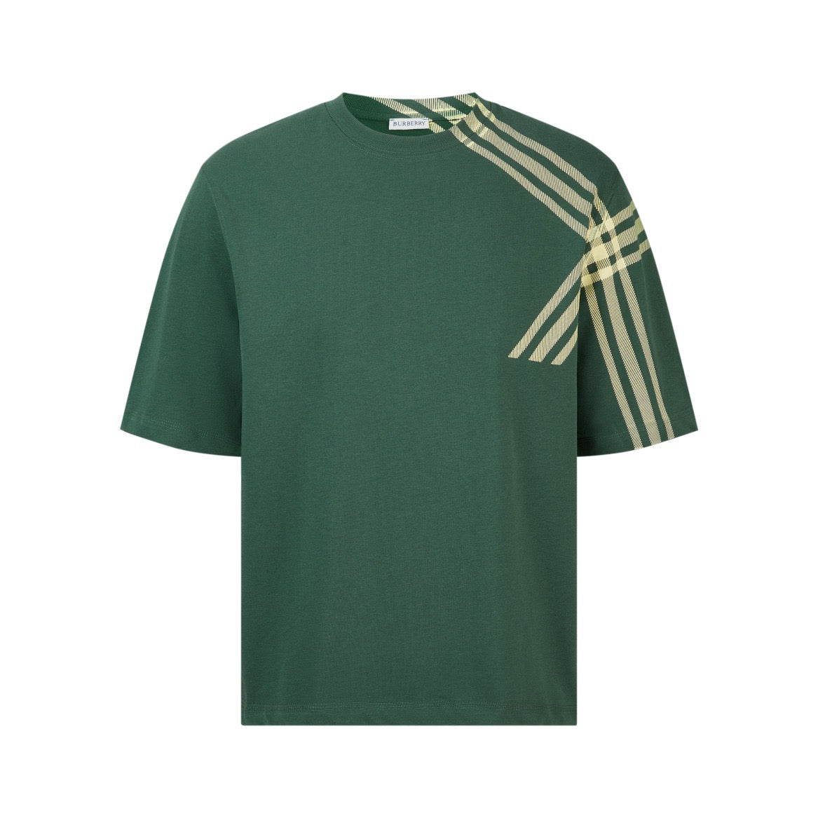 Black,White and Green T-shirt - FashionHype.xyz