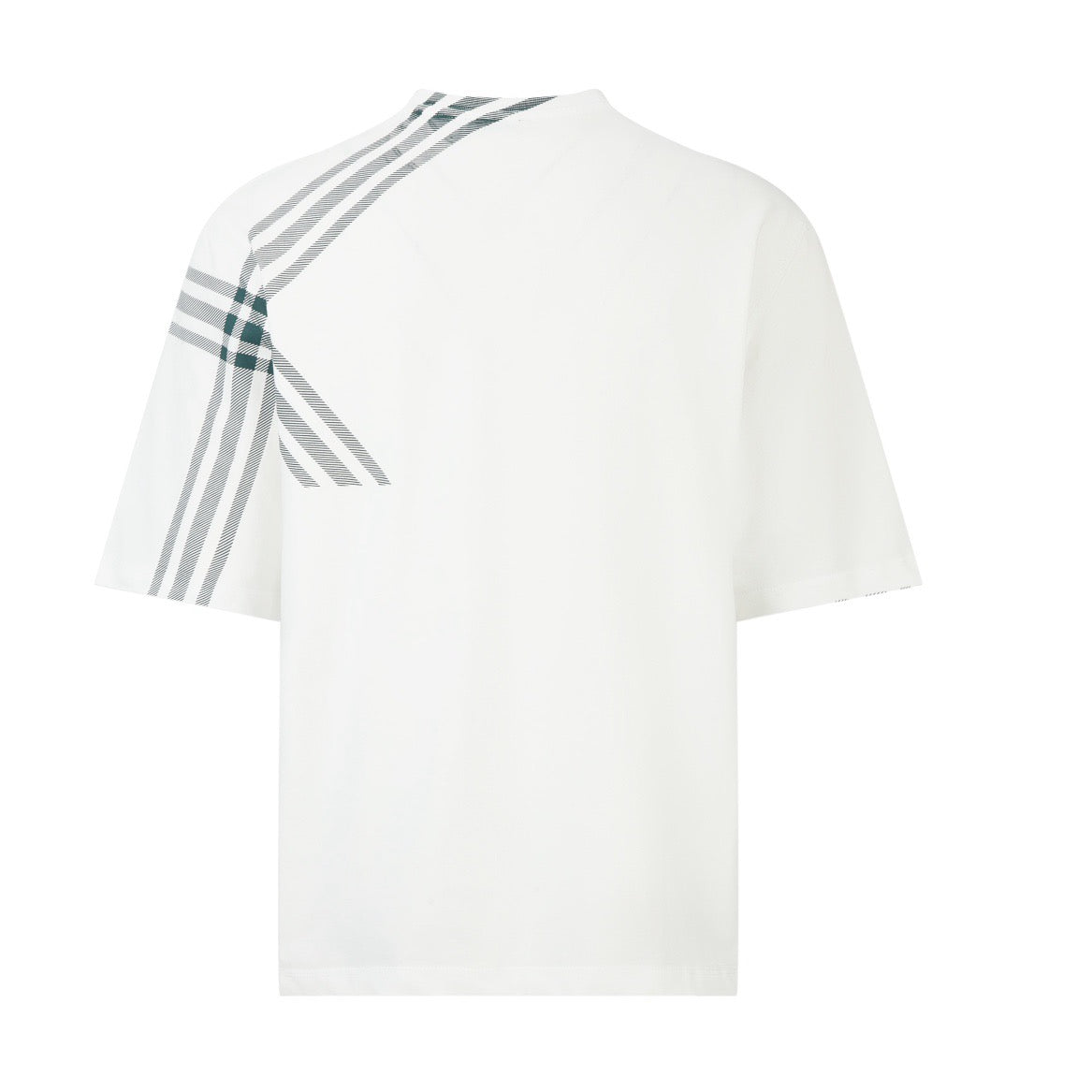 Black,White and Green T-shirt - FashionHype.xyz
