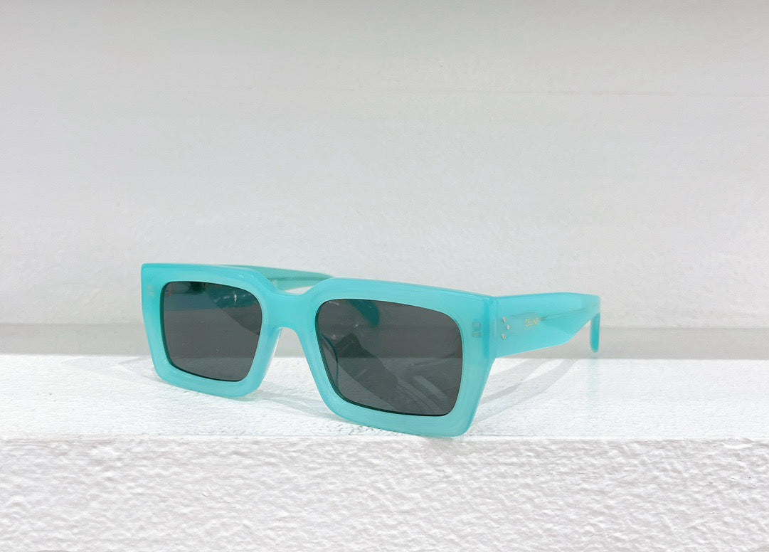Sky blue,Black and White Sunglass - FashionHype.xyz