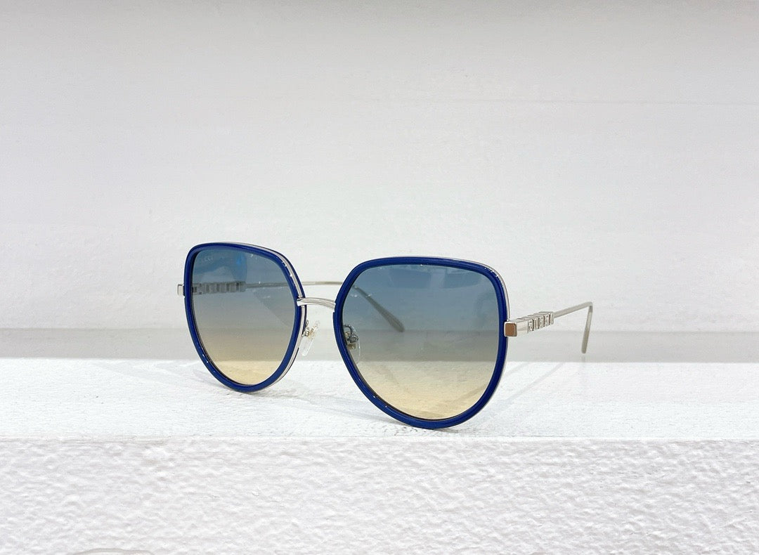 Blue,Brown and Black Sunglass - FashionHype.xyz