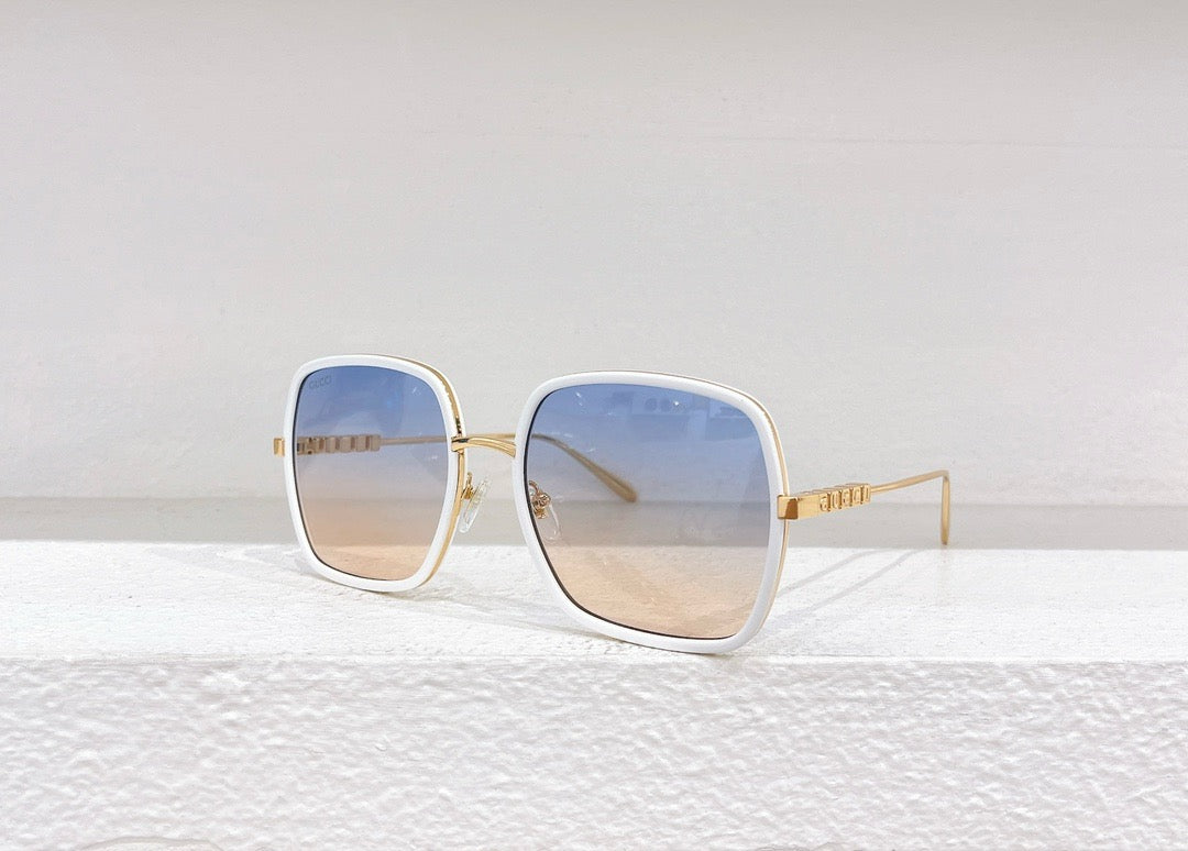 Rosa, braune und schwarze Sonnenbrille