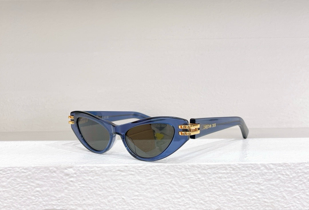 Gold,Blue,Black and White Sunglass - FashionHype.xyz