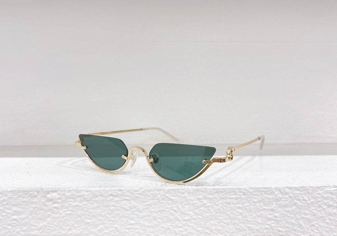Schwarze, braune und gelbe Sonnenbrille