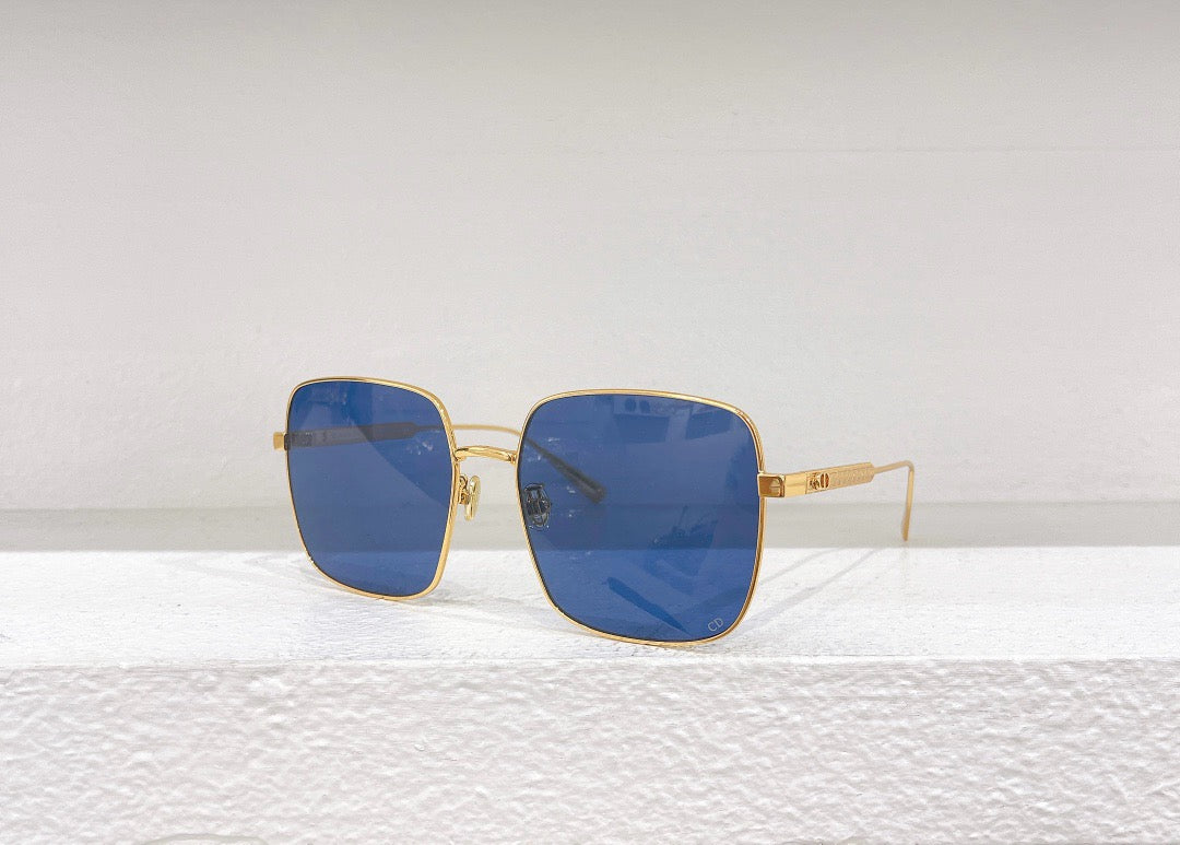 Brown and Blue Sunglass - FashionHype.xyz