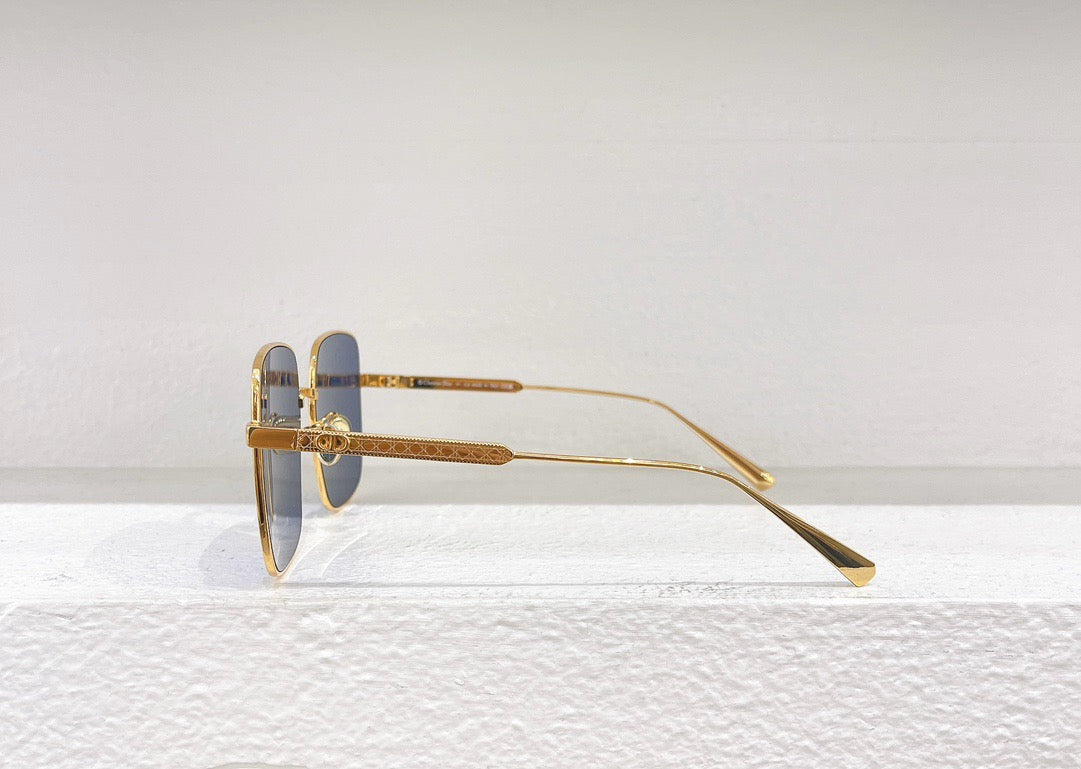 Brown and Blue Sunglass - FashionHype.xyz
