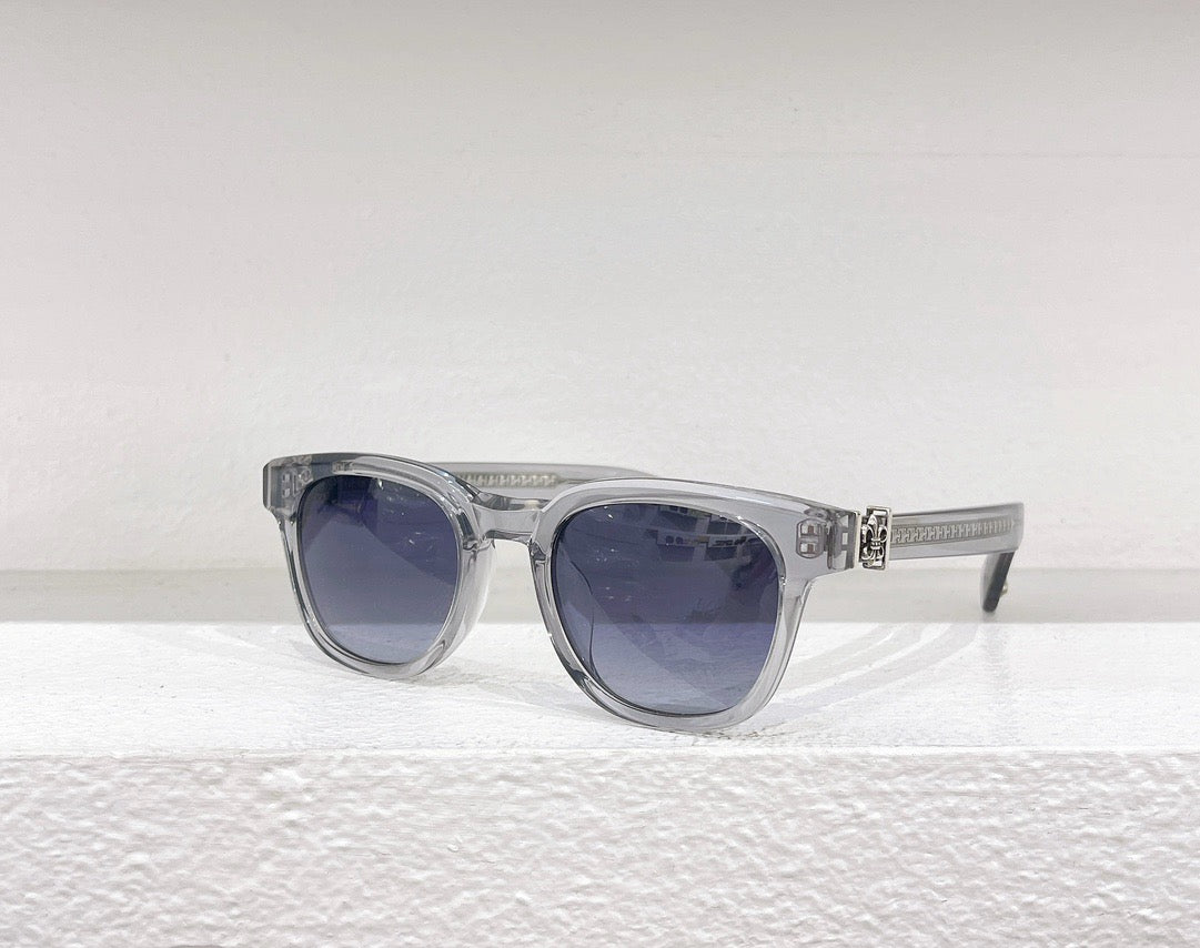 Schwarze, weiße und braune Sonnenbrille