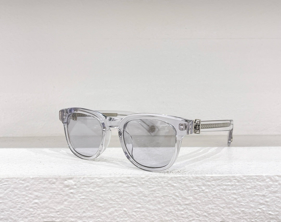 Schwarze, weiße und braune Sonnenbrille