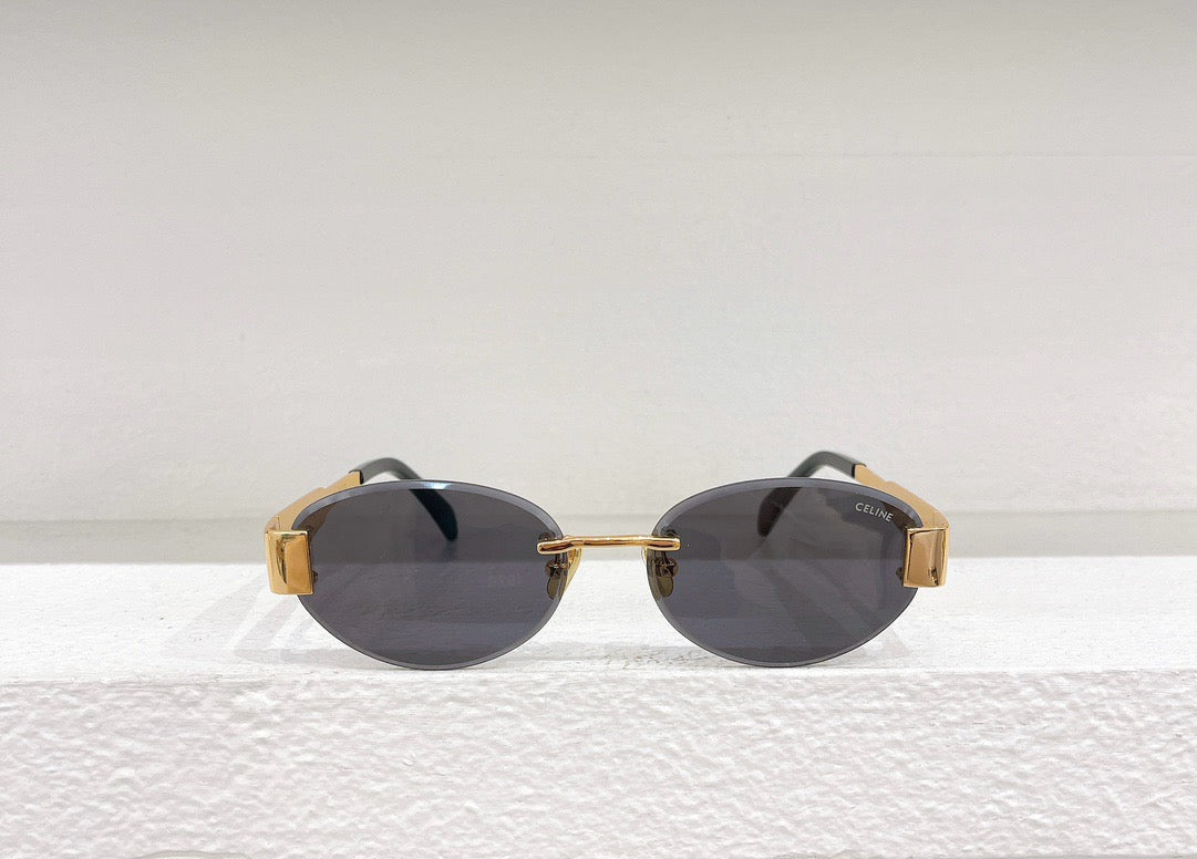 Schwarze, braune und rosa Sonnenbrille