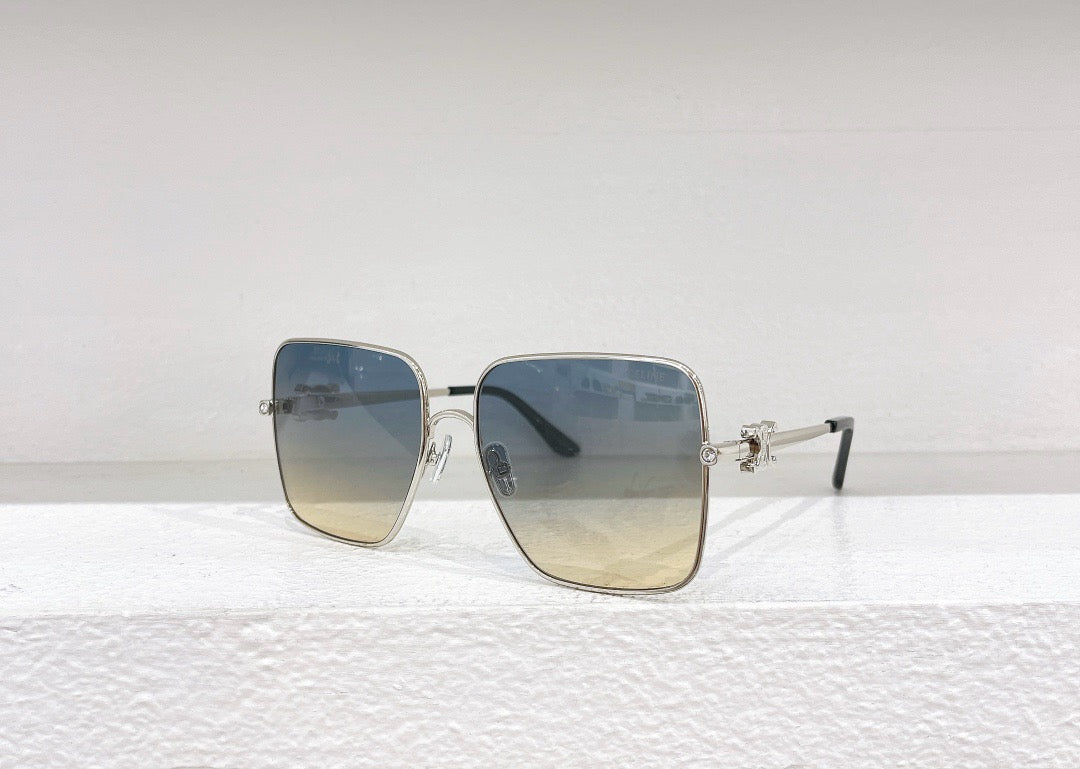 Schwarze, braune und rosa Sonnenbrille