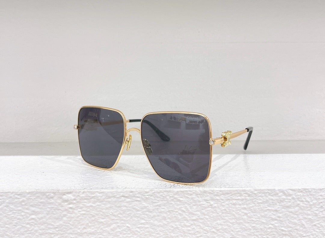 Schwarze, braune und rosa Sonnenbrille