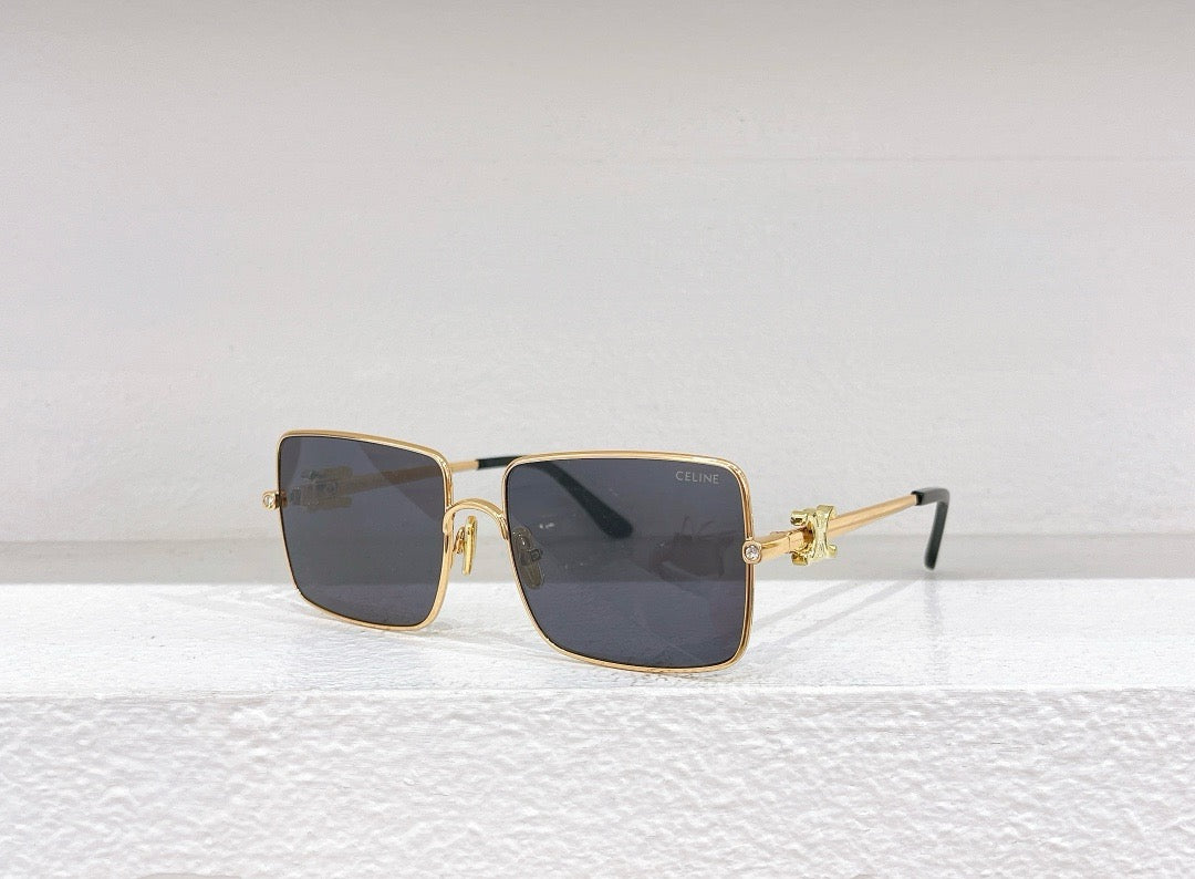 Schwarze, braune und rosa Sonnenbrille