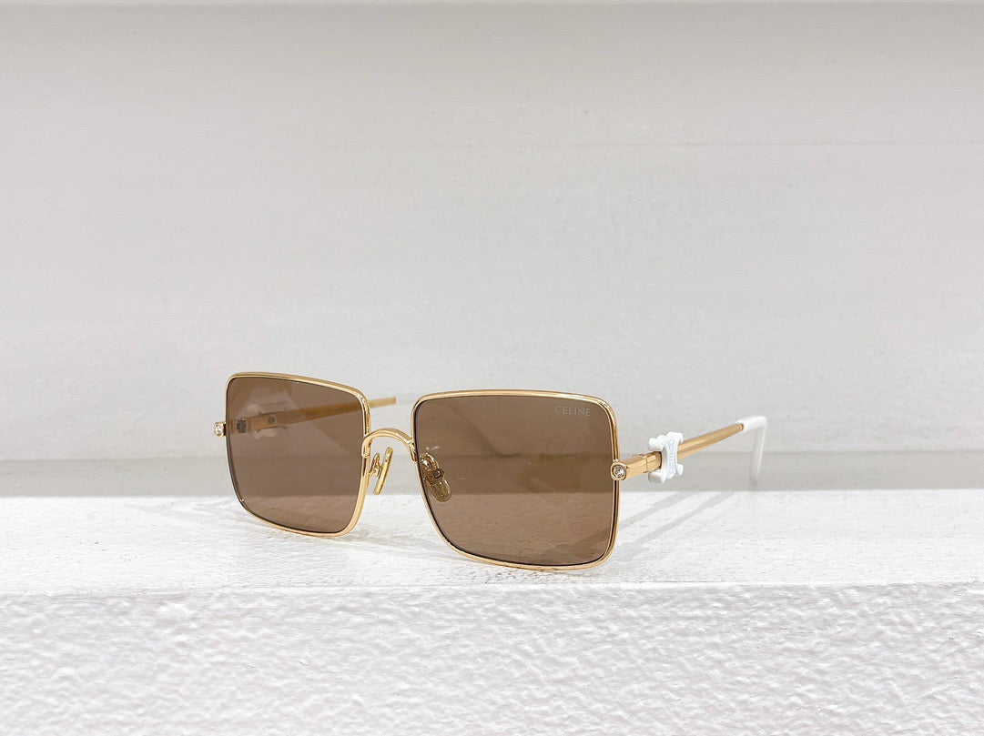 Schwarze, braune und rosa Sonnenbrille
