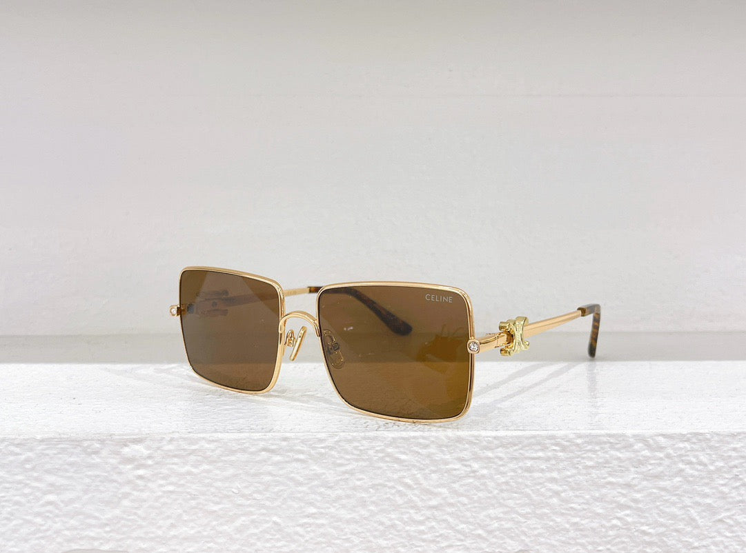 Schwarze, braune und rosa Sonnenbrille