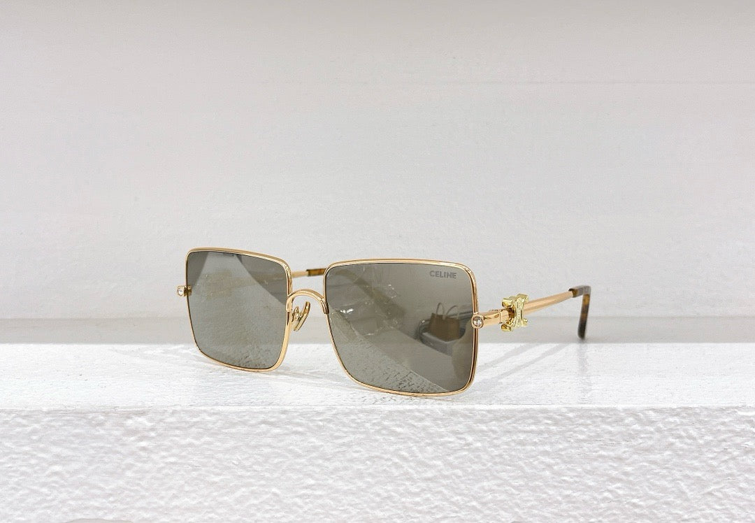Schwarze, braune und rosa Sonnenbrille