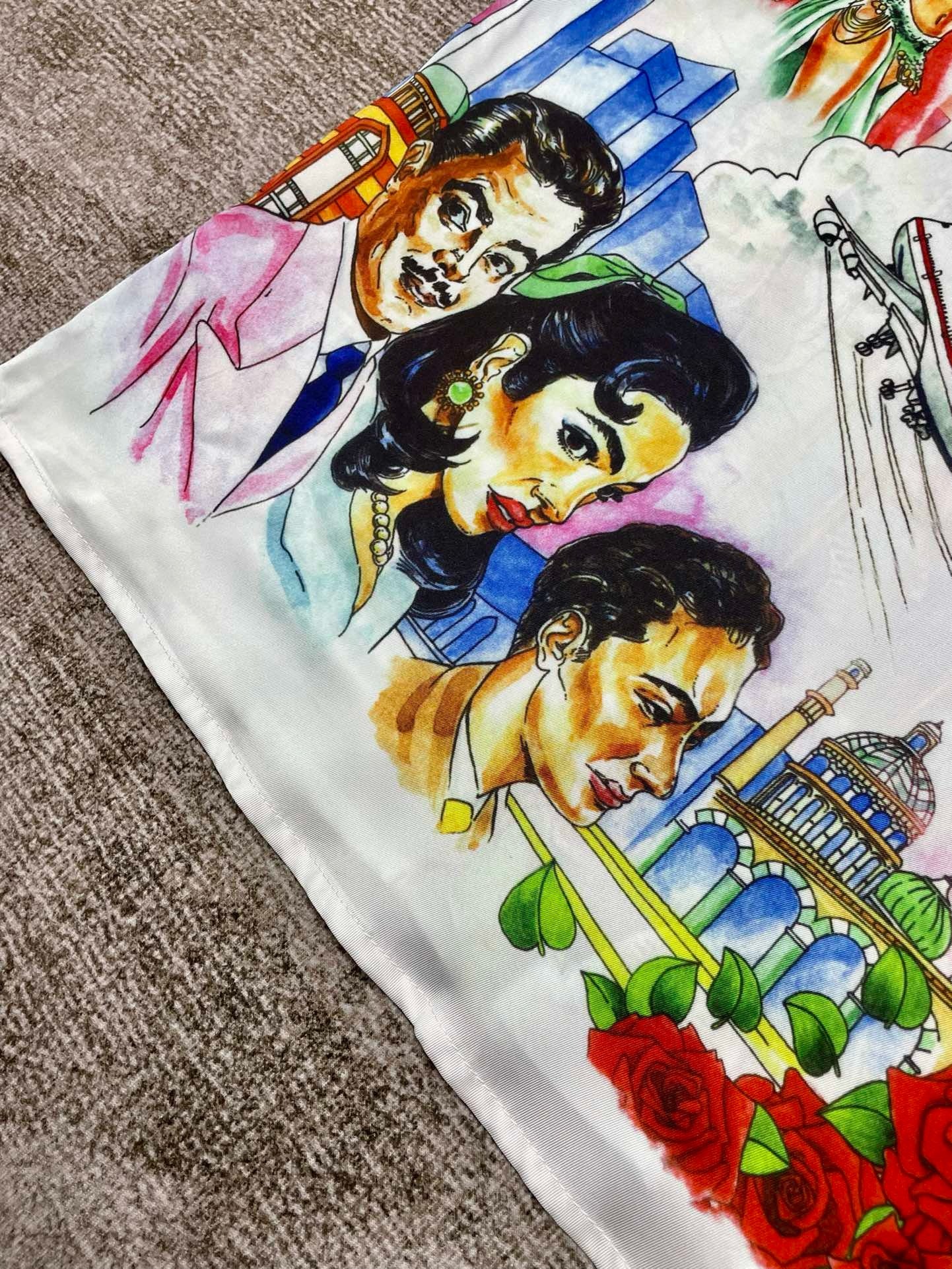 قميص متعدد الألوان