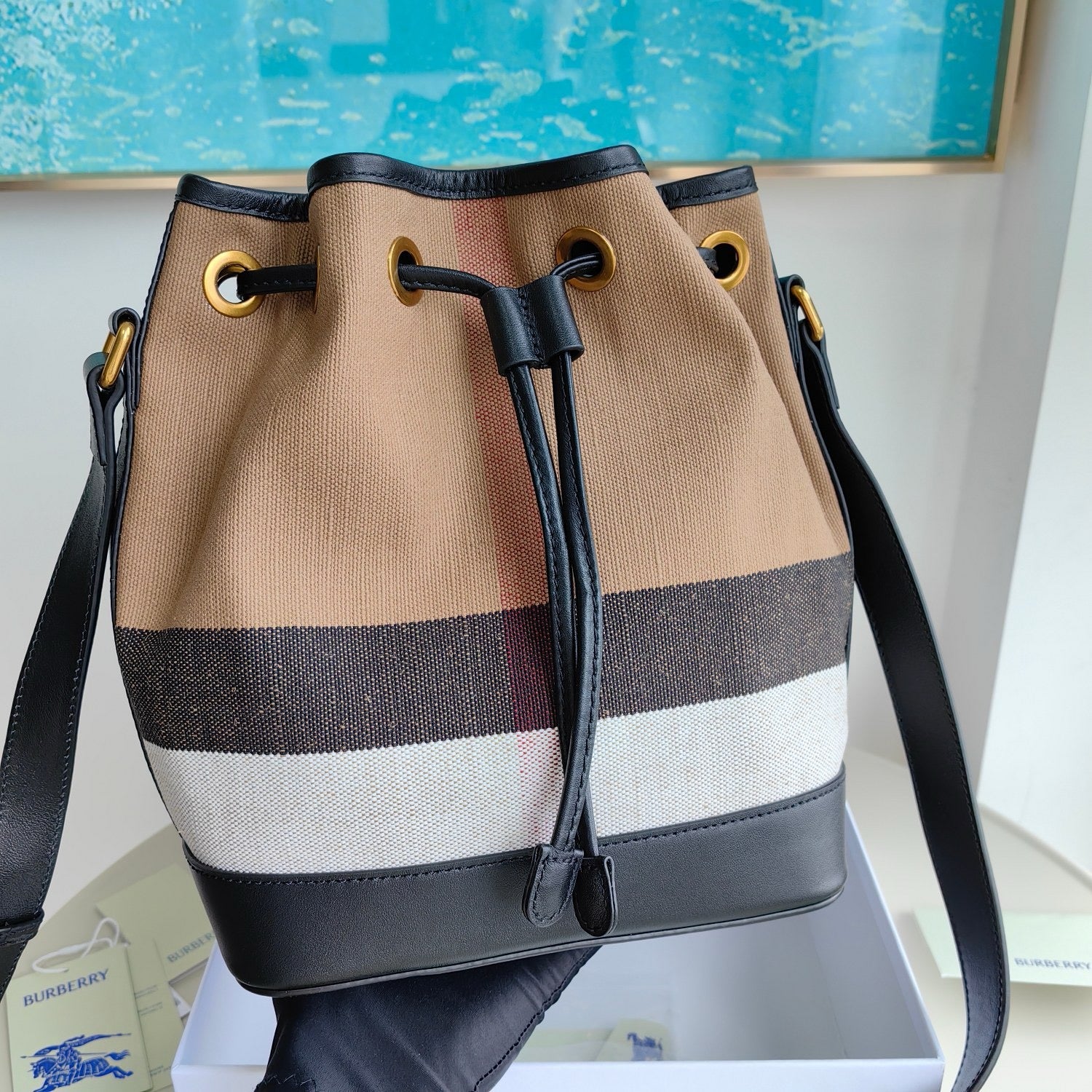Mehrfarbige Tasche