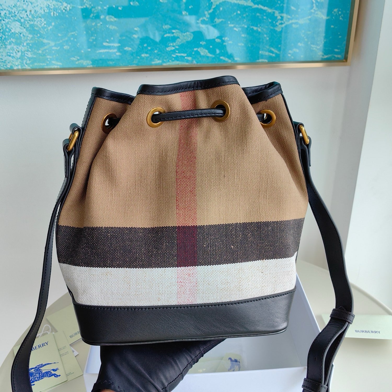 Mehrfarbige Tasche