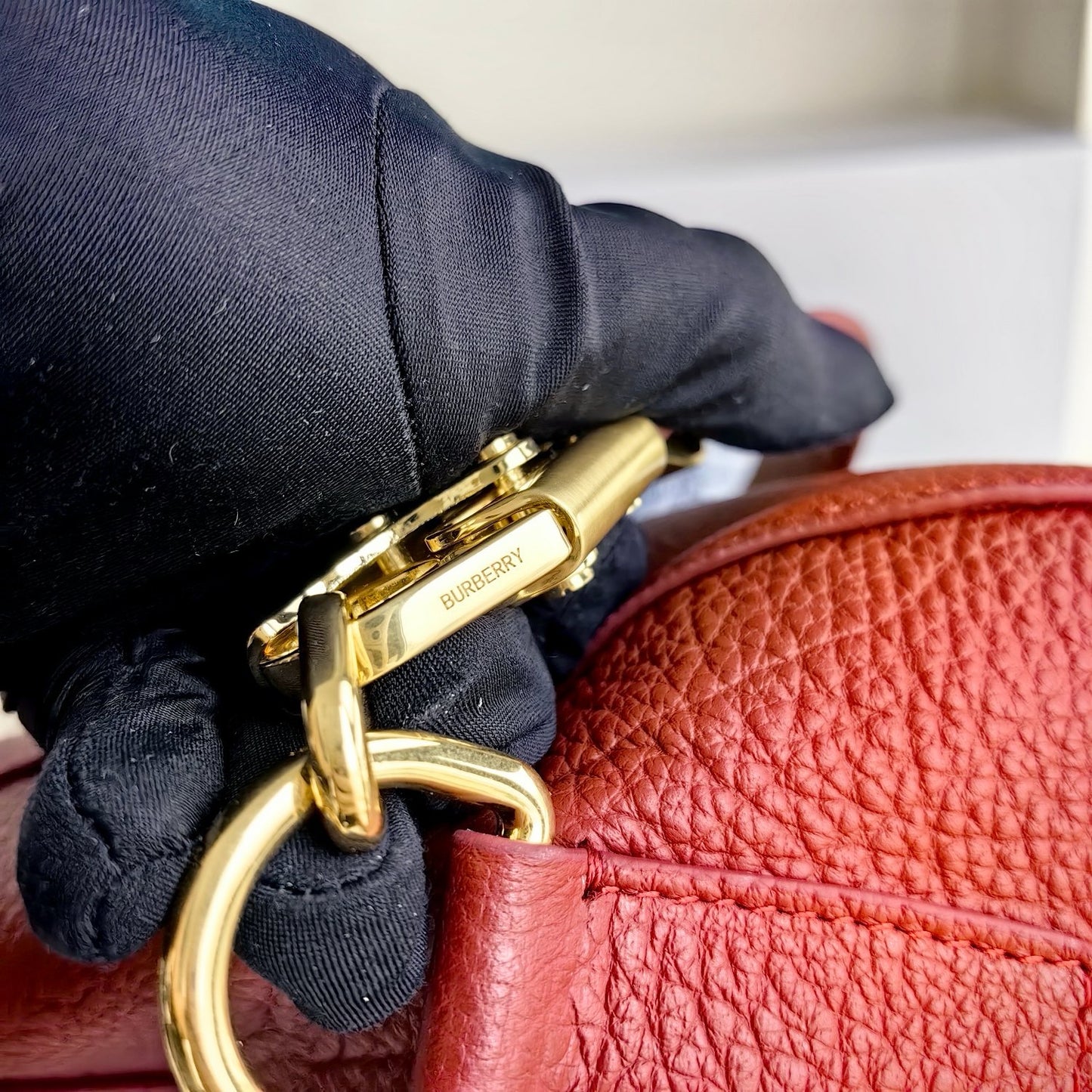 White,Black and Red Bag