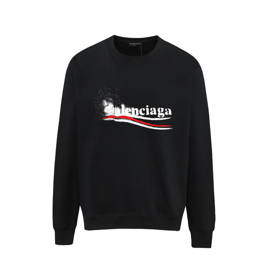 Schwarz-weißes Sweatshirt