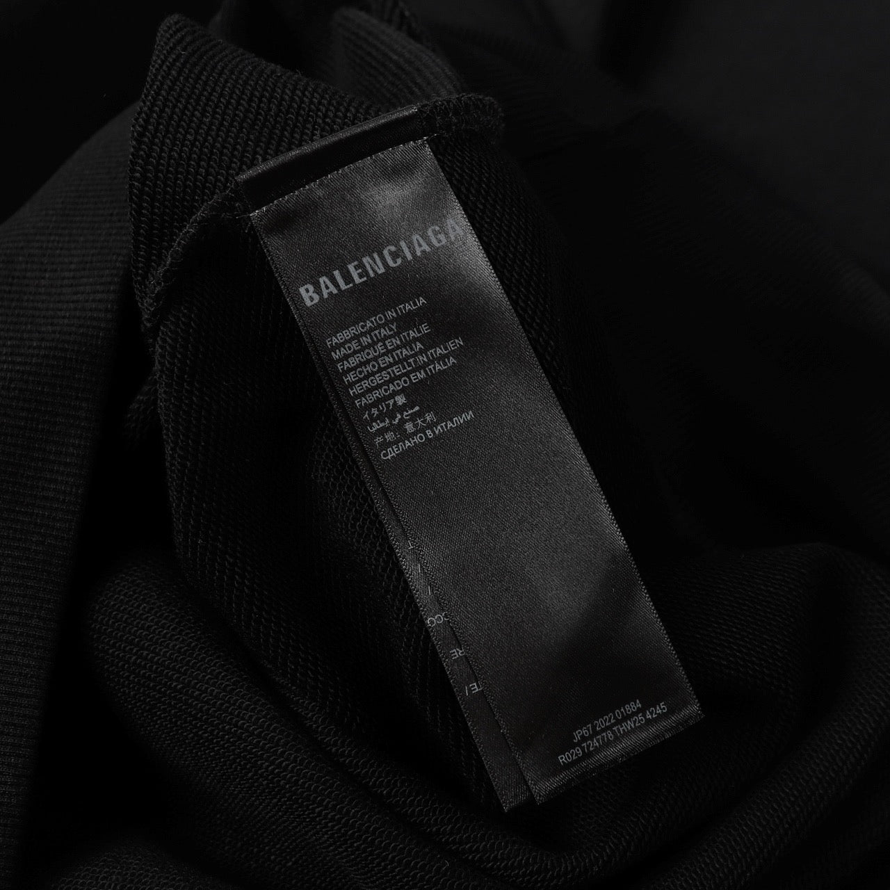 Schwarz-weißes Sweatshirt