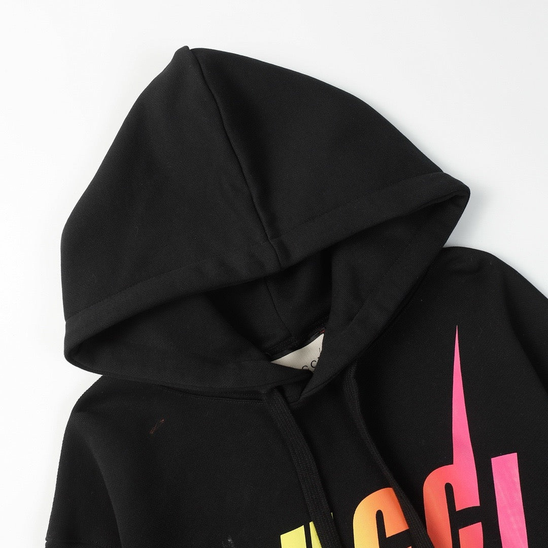 Schwarzer Hoodie