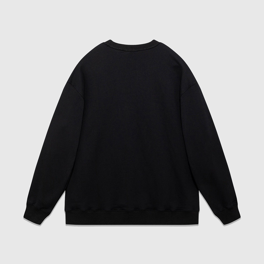 Schwarzes Sweatshirt