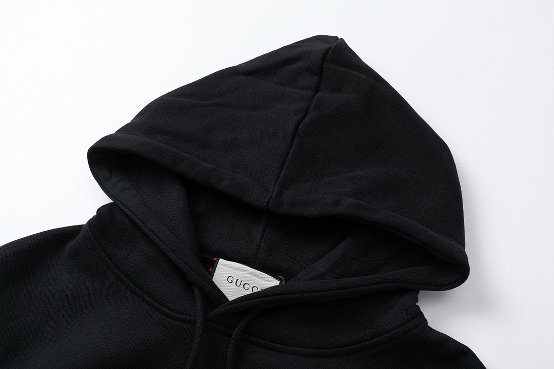 Schwarzer Hoodie