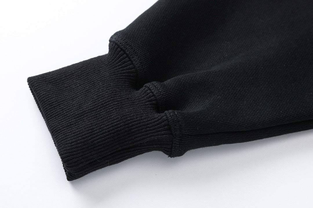 Schwarzer Hoodie