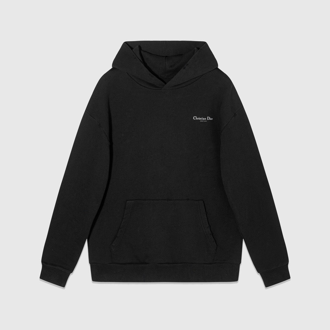 Black and Grey Hoodie - FashionHype.xyz